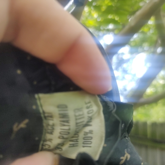 Gunne Sax Vintage Floral Smocked Waist Prairie Dress with Buttons - Picture 7 of 7